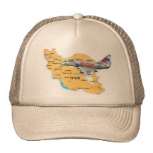 McCain A-4 über der Iran-Hut Baseballkappe