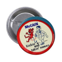 McCain Kickin a - Knopf Button