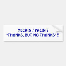 McCAIN/PALIN?                               … Auto Aufkleber