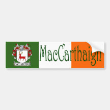 McCarthy Clan-irischer/englischer Flaggen-Autoaufk