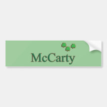 McCarty Familie Autoaufkleber