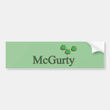 McGurty Familie Auto Aufkleber
