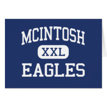 McIntosh Eagles mittlerer Sarasota Florida Grußkarten