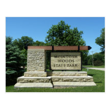 McIntosh Woods State Park, Iowa Post Card