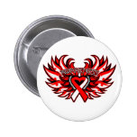 Mds-Bewusstseins-Herz-Flügel Buttons