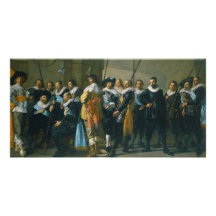 Meagre Company durch Frans Hals 1637 Bilder Karten