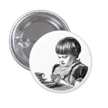 Mealtime-Gebets-Gewohnheits-Knopf Buttons
