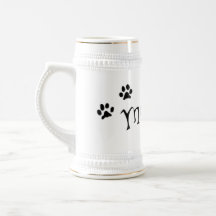 Meaow Tier-Katzen-Haustier-Tatzen-Buchstaben Schwa Kaffee Tassen