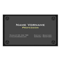 Mechanic Visitenkarten Vorlage