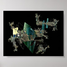 Mechanisches Fraktalplakat