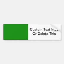 med green DIY custom background template Bumper Sticker