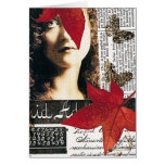Medien-Collage Grußkarte