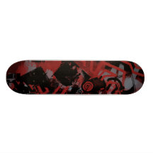 "Medium-" Skateboard im Rot Skateboard Brett