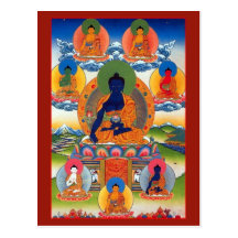 Medizin Buddha Postkarte
