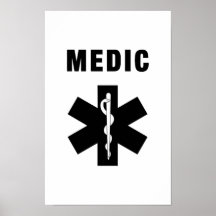 Mediziner-Stern des Lebens Plakat