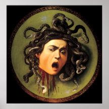Medusa, Caravaggio Posterdruck