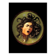 Medusa, Caravaggio Postkarte