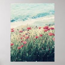 Meer der Mohnblumen Plakate