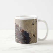 Meerespflanze-Sand-Strände Teetasse