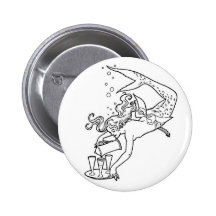 Meerjungfrau-Umhüllungs-Getränke Button
