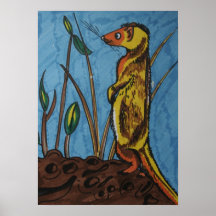 Meerkat Druck Plakatdruck