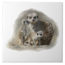 meerkat Familie Keramikkacheln