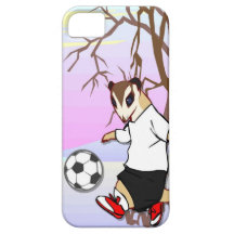 Meerkat Fußball im Schnee iPhone 5 Hüllen