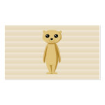 Meerkat. Visitenkarten Vorlagen