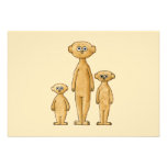 Meerkats. Personalisierte Einladungskarte