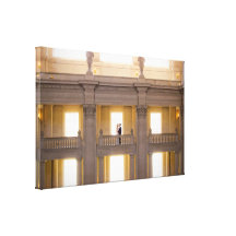 Meg. Ohm u. Jeremys Hochzeits-Foto-Leinwand Gespannter Galerie Druck