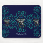 Mehndi Ganesha (blau) Mauspads