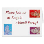 Mehndi Party-Karte