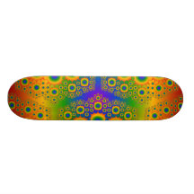 MehrfarbenFraktal: Vektorkunst: Skateboard Personalisiertes Skatedeck