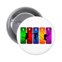 Mehrfarbenski-Emblem Buttons