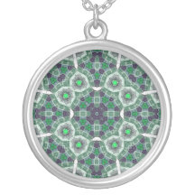 Mehrfarbiges abstraktes Muster Personalisierter Schmuck