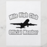 Meilen-hohes Verein-… offizielles Mitglied Custom Flyer