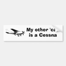Mein anderes "Auto" ist ein Cessna Autosticker