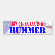 Mein anderes Auto ist Hummer Autosticker