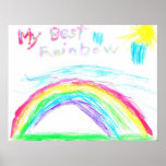 "Mein bester Regenbogen" durch Steven Loy Plakat