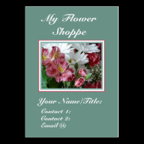 Mein Blumen-Geschäft visitenkarten