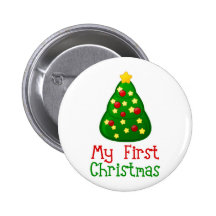 Mein erster Weihnachtsbaum Button