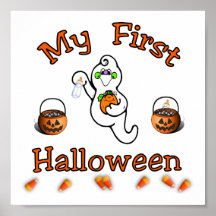Mein erstes Halloween Plakatdrucke