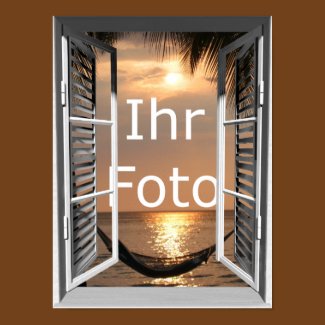 Mein Fensterblick Hochformat zazzle_print