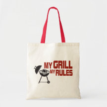 Mein Grill meine Regeln Einkaufstaschen