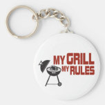 Mein Grill meine Regeln Schlüsselanhänger