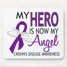 Mein Held ist meine Engelcrohns Krankheit Mousepad