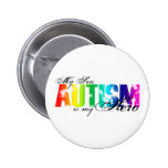 Mein Held mein Sohn - Autismus Anstecknadelbutton