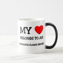 Mein Herz gehört einem ANSPRUCH AUF VERSICHERUNGSL Tee Tasse