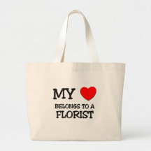 Mein Herz gehört einem FLORISTEN Tasche
