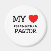 Mein Herz gehört einem PASTOR Magnete